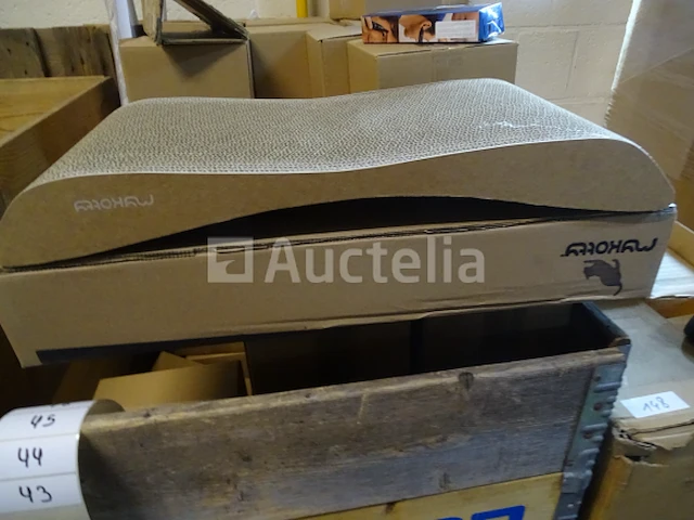 Bruine kat krabpaal - 59 x 6,5 cm - winkelwaarde: 40 € mykotty toby - afbeelding 2 van  2
