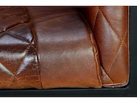 Bruine lederen fauteuil - afbeelding 6 van  6