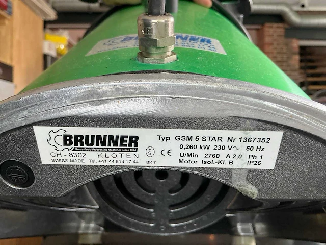 Brunner anliker gsm 5 star groenten snijmachine - afbeelding 17 van  18