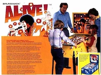Brunswick - alive - flipperkast - afbeelding 8 van  8