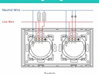 Bseed alexa-lichtschakelaar met rolluikschakelaar - afbeelding 5 van  8
