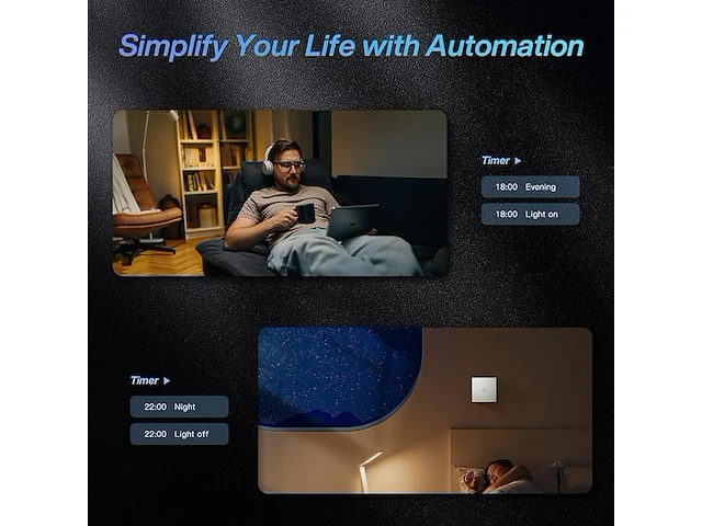 Bseed smart alexa 1-voudig, 2-weg wifi-schakelaar - afbeelding 4 van  4