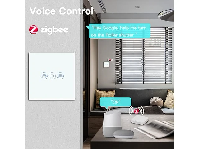 Bseed smart zigbee rolluikschakelaar - afbeelding 3 van  3