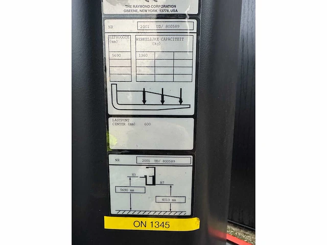 Bt - ctl-csr30t - reach forklift - 2001 - afbeelding 12 van  14
