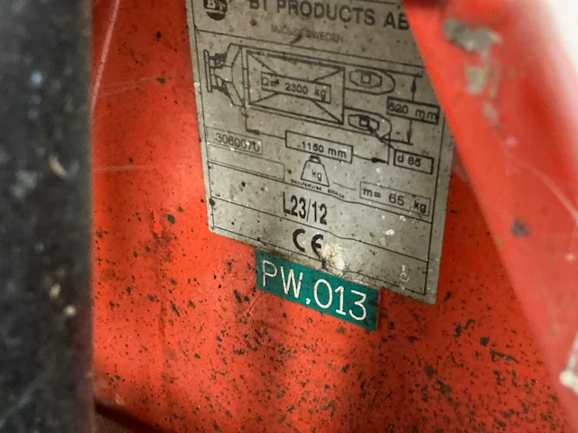 Bt hand hydraulische palletwagen - afbeelding 6 van  6