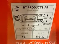 Bt hhl 100 elektrische schaar palletwagen - afbeelding 8 van  8
