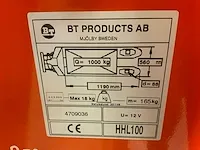Bt hhl 100 elektrische schaar palletwagen - afbeelding 8 van  8