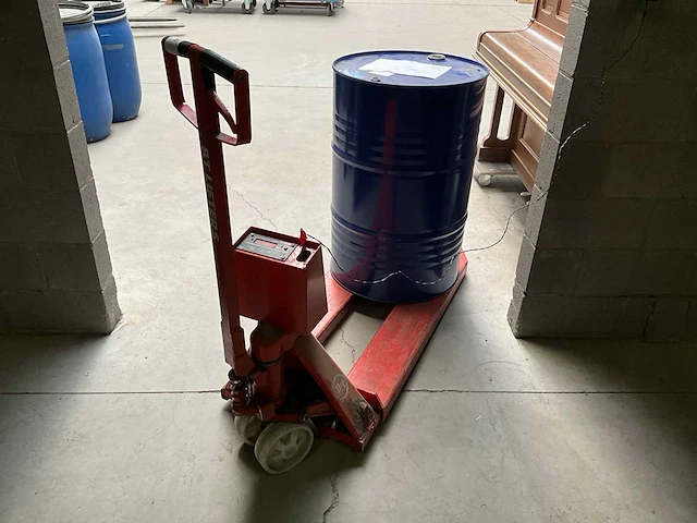 Bt l2000 hand hydraulische weegpalletwagen - afbeelding 6 van  8