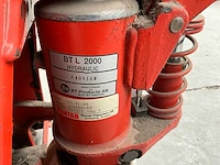 Bt l2000 hand hydraulische weegpalletwagen - afbeelding 8 van  8
