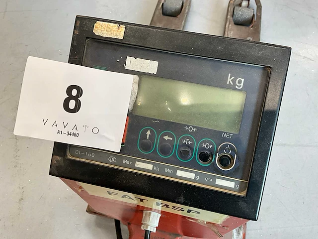 Bt lifter transpallet met weegschaal - afbeelding 2 van  6