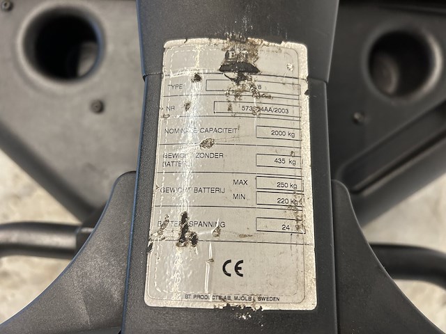 Bt p20/8 palletwagen - bj 2003 - afbeelding 9 van  10