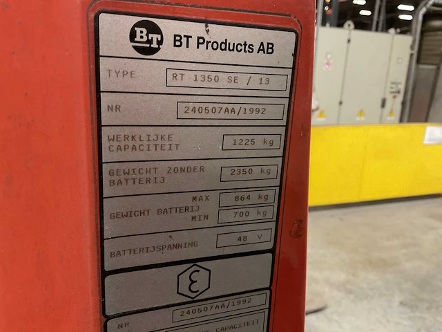 Bt rt 1350 se / 13 reach truck - afbeelding 6 van  15