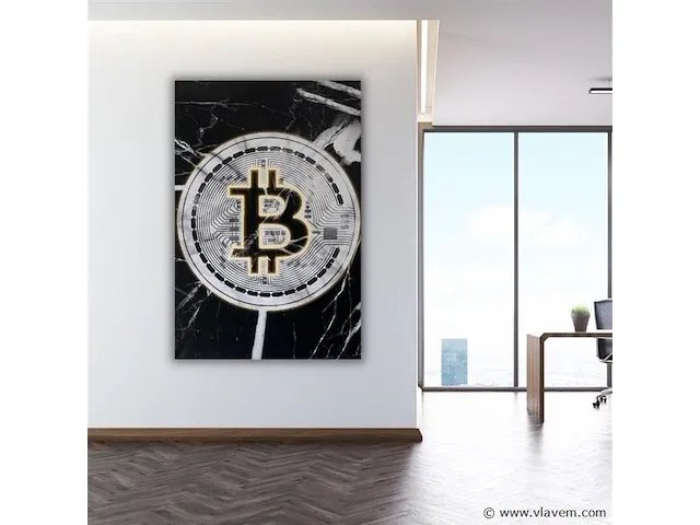 Btc marmer 40x60 cm - canvas wanddecoratie - afbeelding 2 van  2