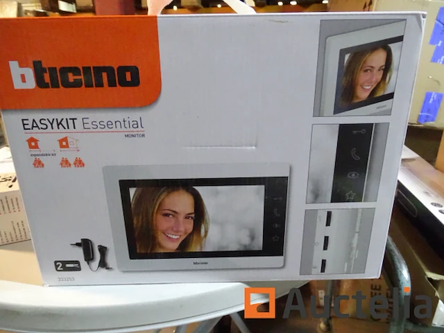 Bticino 7'' indoor video deurbel monitor scherm 333253 - afbeelding 4 van  4