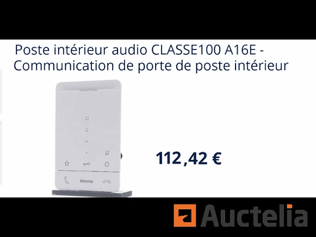 Bticino classe100 a16e indoor post door communicatie - afbeelding 1 van  2