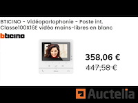 Bticino video indoor onderstation 344682 - afbeelding 2 van  2