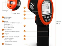 Btmeter pyrometer laser thermometer - afbeelding 3 van  4