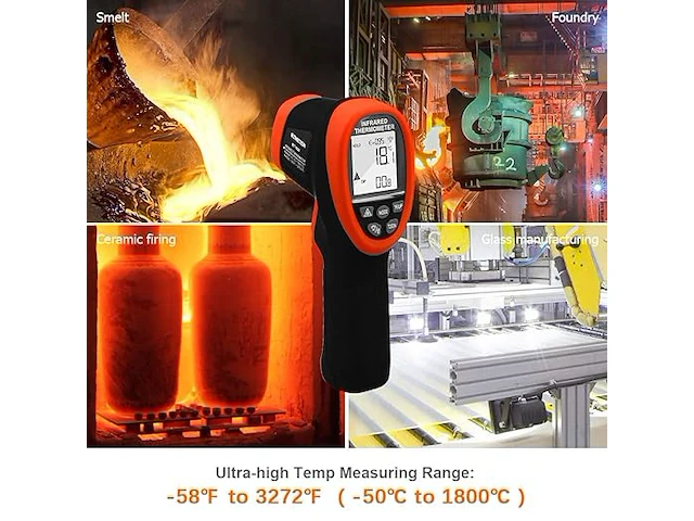 Btmeter pyrometer laser thermometer - afbeelding 4 van  4
