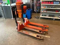 Bt/toyota hand hydraulische palletwagen (2x)