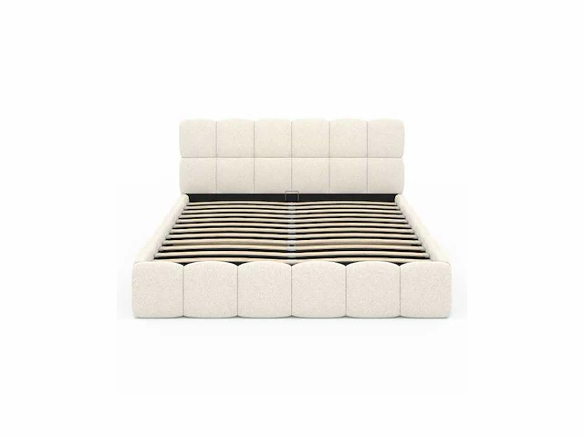 Bubbelbed in badstof met bedbodem en hoofdeinde 160x200cm - afbeelding 5 van  8