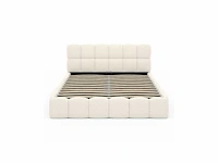 Bubbelbed in badstof met bedbodem en hoofdeinde 160x200cm - afbeelding 5 van  8