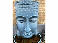 Buddha fontein blauw hoofd - afbeelding 4 van  4