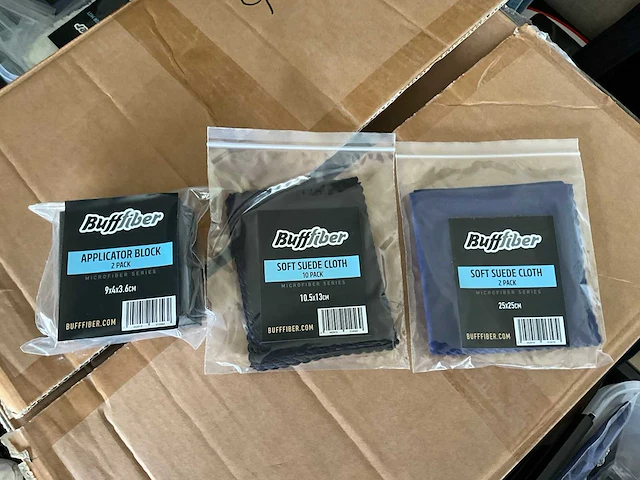 Bufffiber microfiber series set met met meerdere stuks - cardetailing - afbeelding 1 van  6