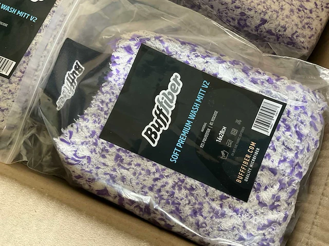 Bufffiber soft premium wash mitt v2 cardetailing - afbeelding 1 van  4