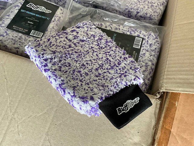 Bufffiber soft premium wash mitt v2 cardetailing - afbeelding 2 van  4
