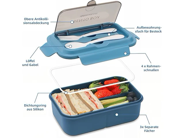 Bugucat lunchbox - afbeelding 5 van  5