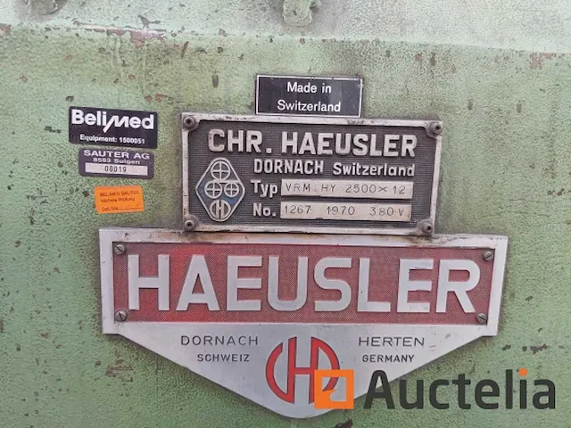 Buigmachine haeusler vrm hy 2500 x 12 - afbeelding 19 van  20