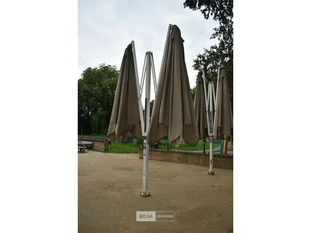 Buiten parasol, 2 armen 350x350, geschroefd - afbeelding 2 van  4