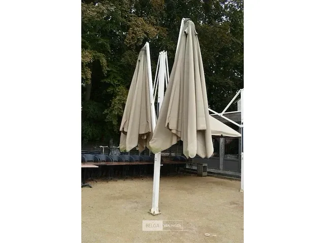 Buiten parasol, 2 armen 350x350, geschroefd - afbeelding 4 van  4