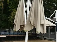 Buiten parasol, 2 armen 350x350, geschroefd - afbeelding 4 van  4