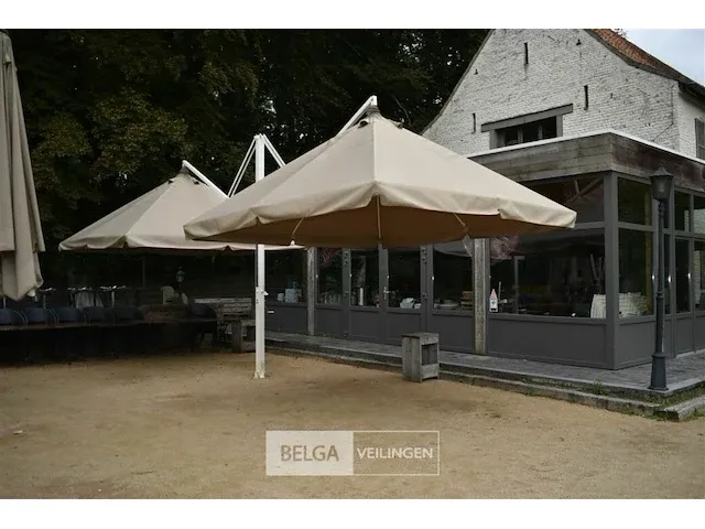 Buiten parasol, 2 armen 350x350, geschroefd - afbeelding 3 van  7