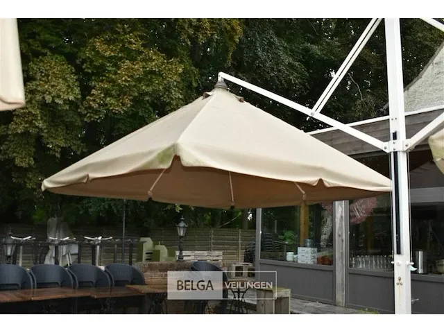 Buiten parasol, 2 armen 350x350, geschroefd - afbeelding 5 van  7