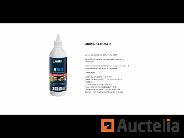 Buiten potje houtlijm 750 gr bostik r64 - afbeelding 1 van  5