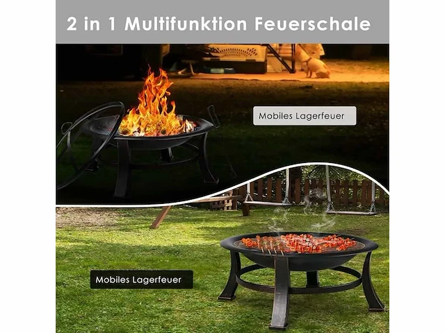 Buiten vuurschaal terras, vuurschaal barbecue - afbeelding 4 van  4