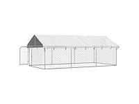 Buitenkennel met dak 400x200x150 cm - afbeelding 7 van  10
