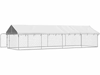 Buitenkennel met hondendak - afbeelding 8 van  10
