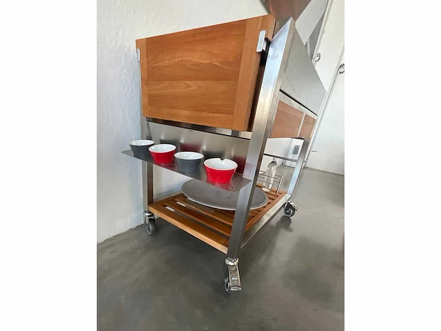 Buitenkeuken tomboy duo closed top teak - afbeelding 4 van  5