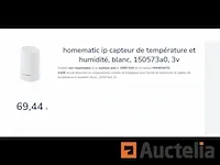 Buitenluchttemperatuur- en vochtigheidssensor homematic ip smart home 150573a0 - afbeelding 1 van  1