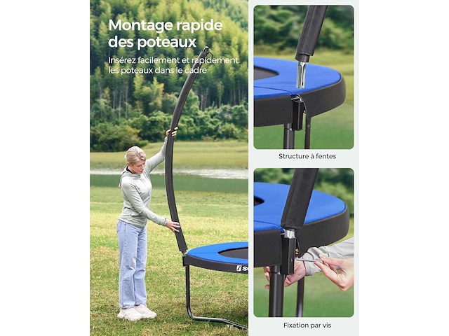 Buitentrampoline voor kinderen - afbeelding 4 van  7