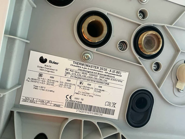 Bulex isotwin f25 gas wandketel - afbeelding 2 van  10