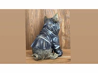 Bulldog bokser met cape h26,5cm original - afbeelding 3 van  3