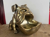 Bulldog mond open h21cm - afbeelding 1 van  2