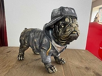 Bulldog staand pet jas h21cm original - afbeelding 1 van  3