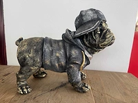 Bulldog staand pet jas h21cm original - afbeelding 2 van  3