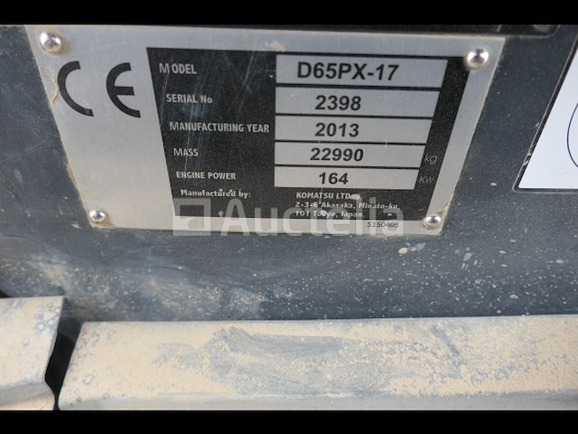 Bulldozer komatsu d65px-17 - afbeelding 12 van  19