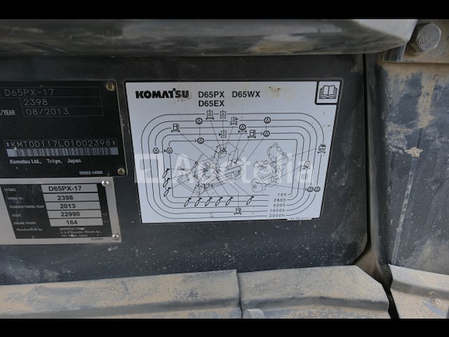 Bulldozer komatsu d65px-17 - afbeelding 16 van  19